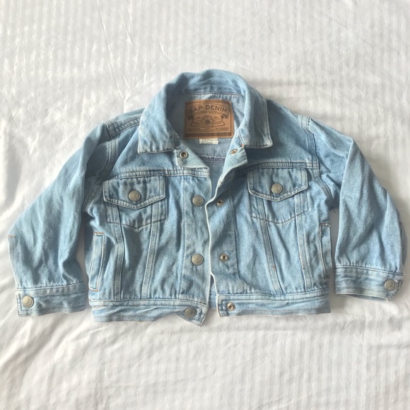 GAP denim TODDLER light Jean/Denim jacket EUC - Picture 2 of 6